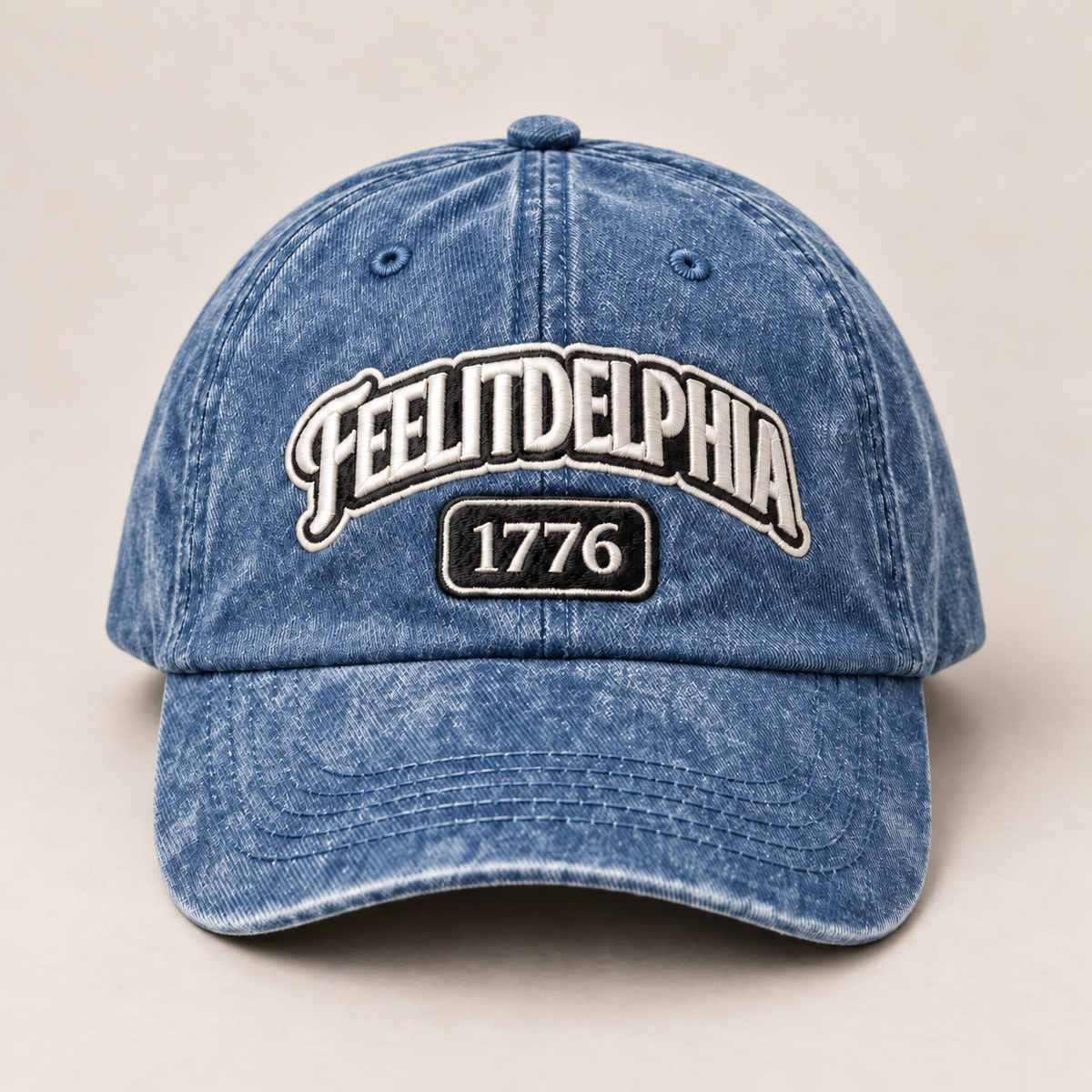 classic 1776 cap denim — FEELITDELPHIA