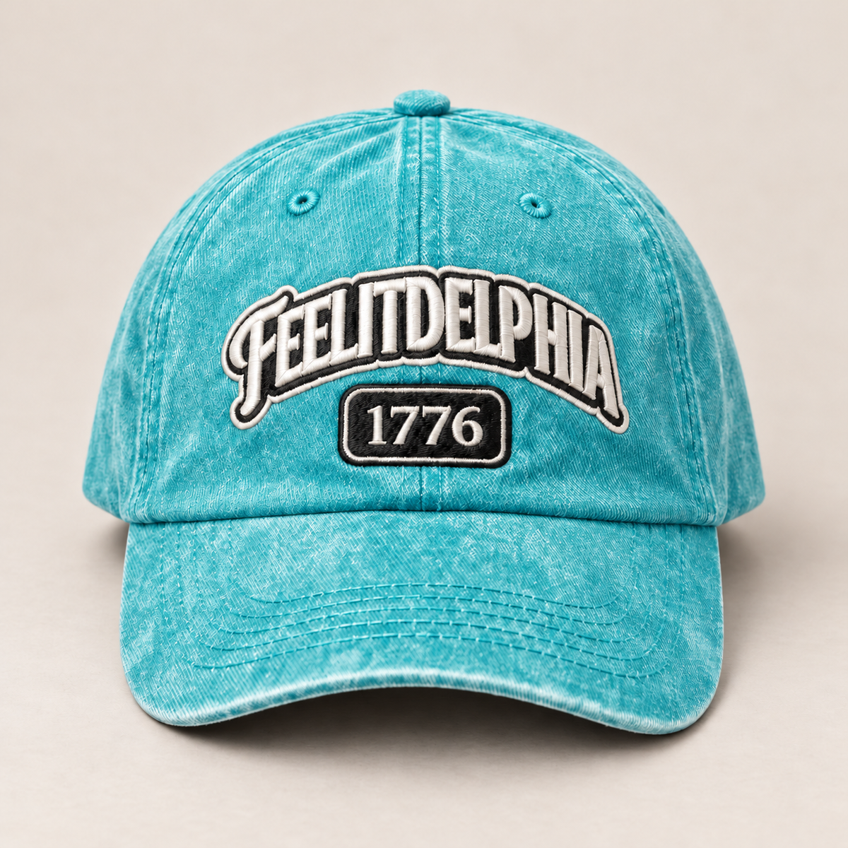 classic 1776 cap turquoise — FEELITDELPHIA