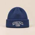 Blue cuffed rib-knit FEELITDELPHIA WE LIT beanie with embroidered logo