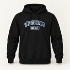 black FEELITDELPHIA WE LIT pullover hoodie